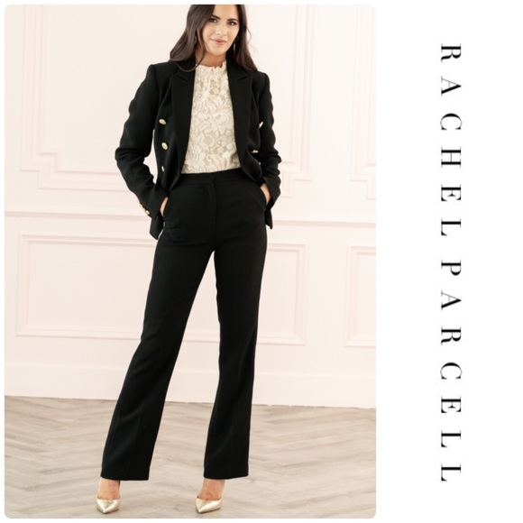 Rachel Parcell Wide Leg Suit Pants - Picture 2 of 7